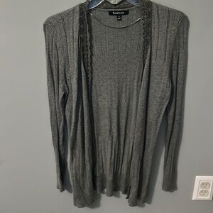 Relativity gray cardigan. Size small